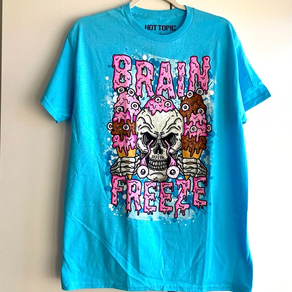 Hot Topic Other - 2/$30 NWT Colorful skull ice cream cone T-shirt